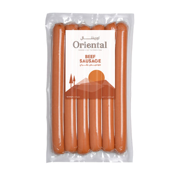 Beef sausage